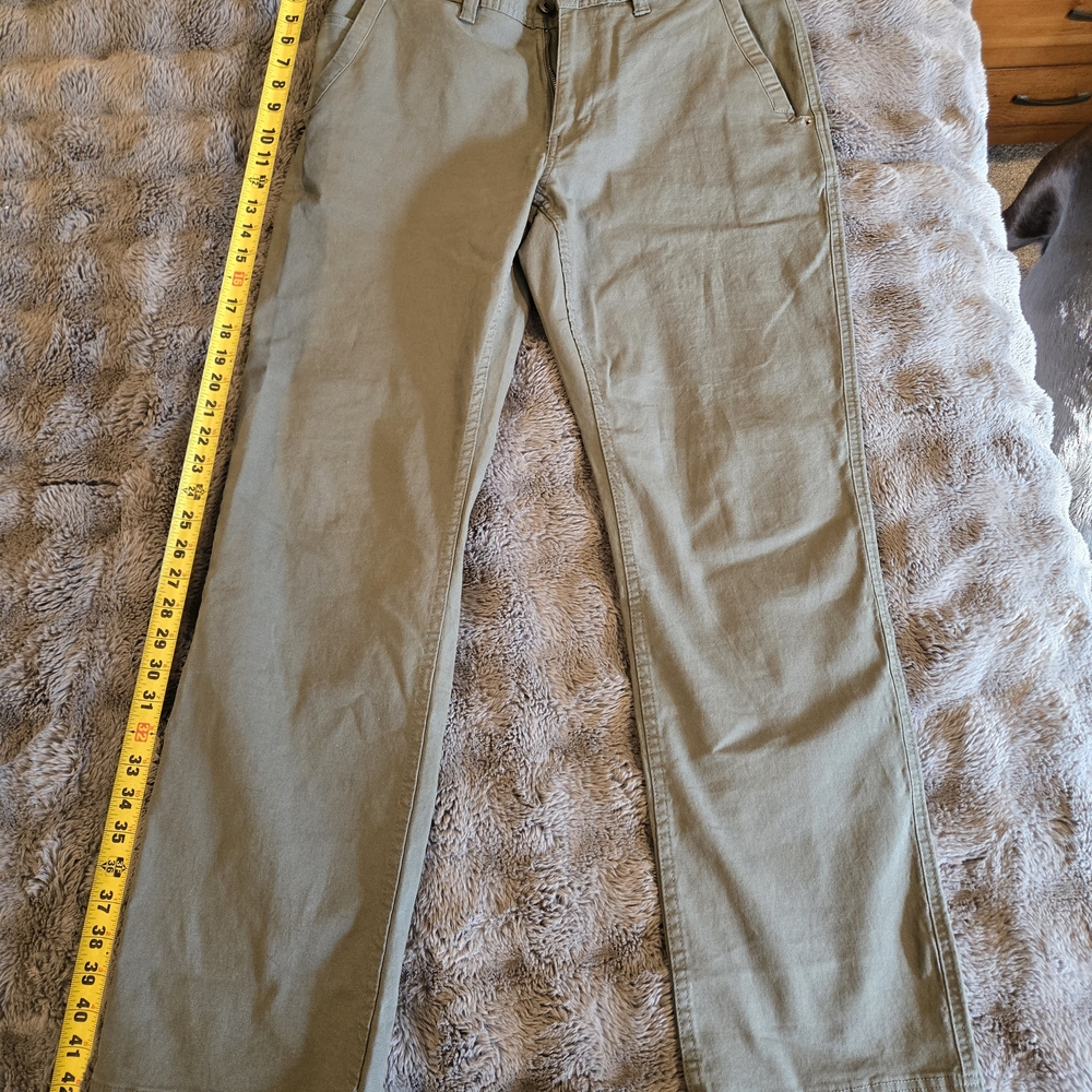 Eddie Bauer Men's Olive Side Pocket Jeans